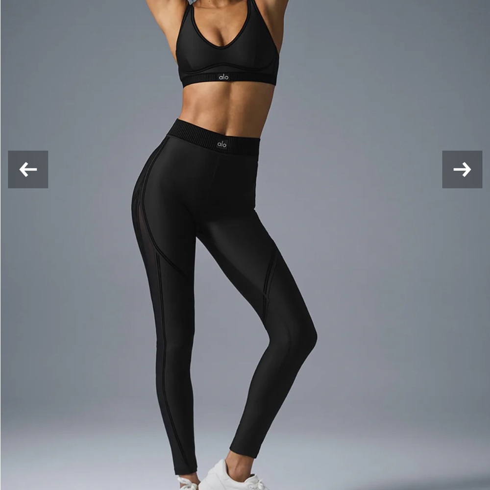 Alo airlift mesh line up high waist Leggings